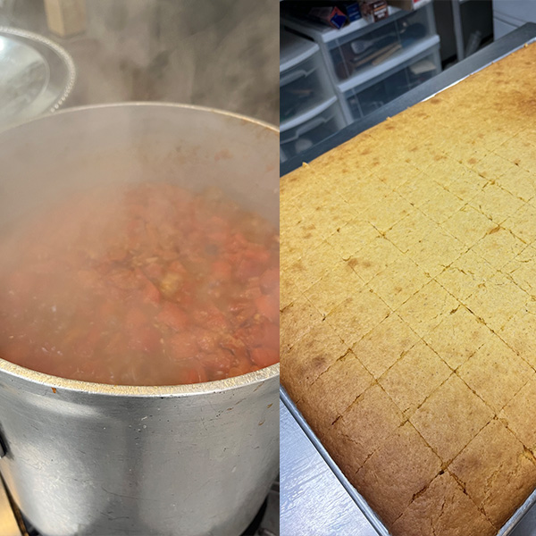 Chili & cornbread