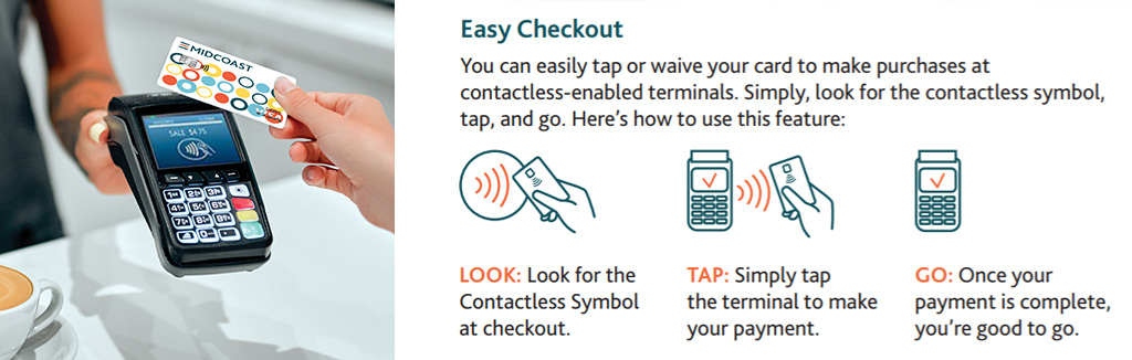 contactless payment tap and go new Debit card