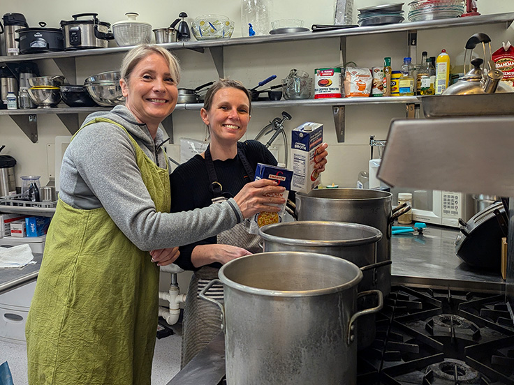 recipe, chicken pot pie soup, First Friday Lunch